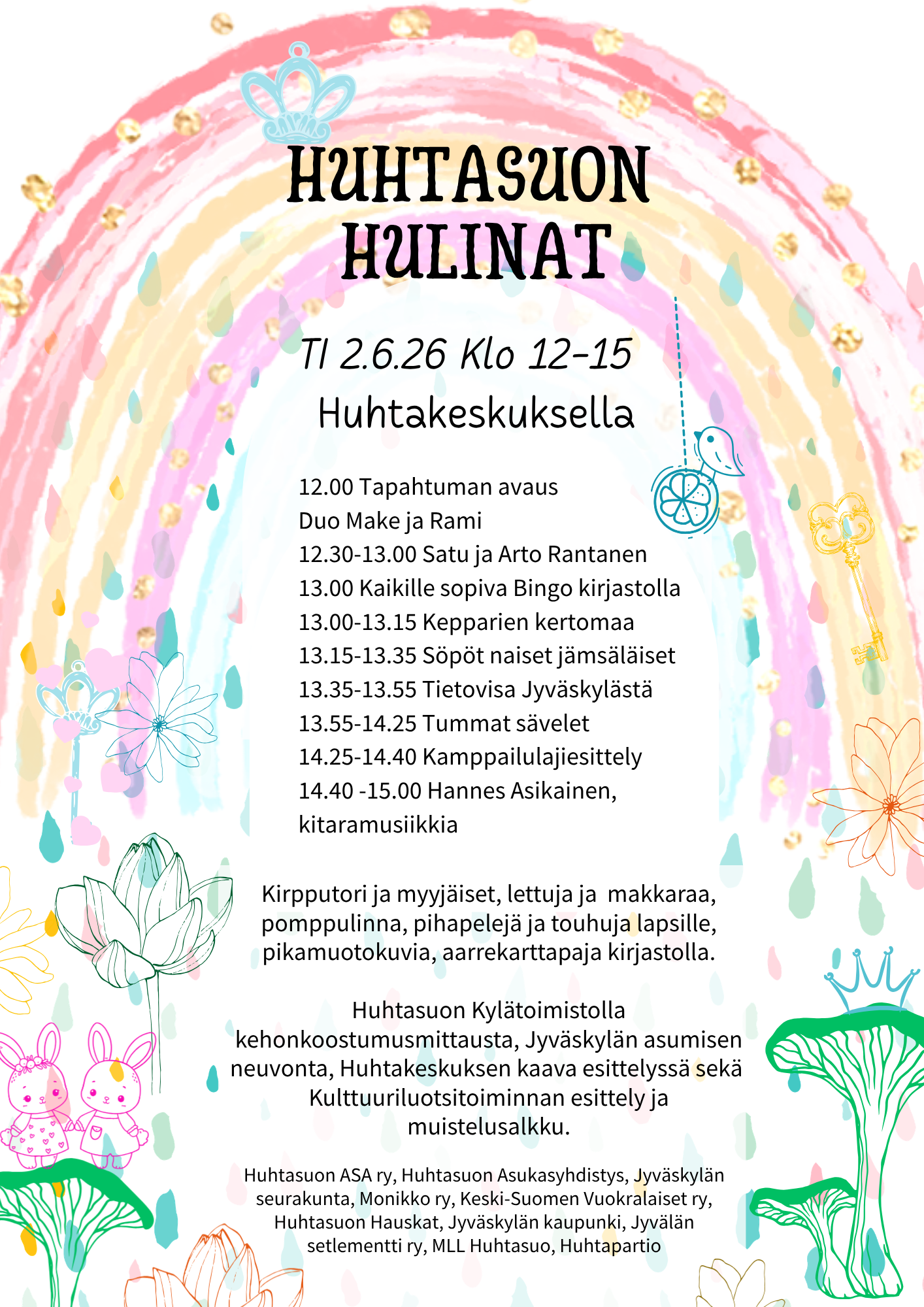 Huhtasuon Hauskat Hulinat esite